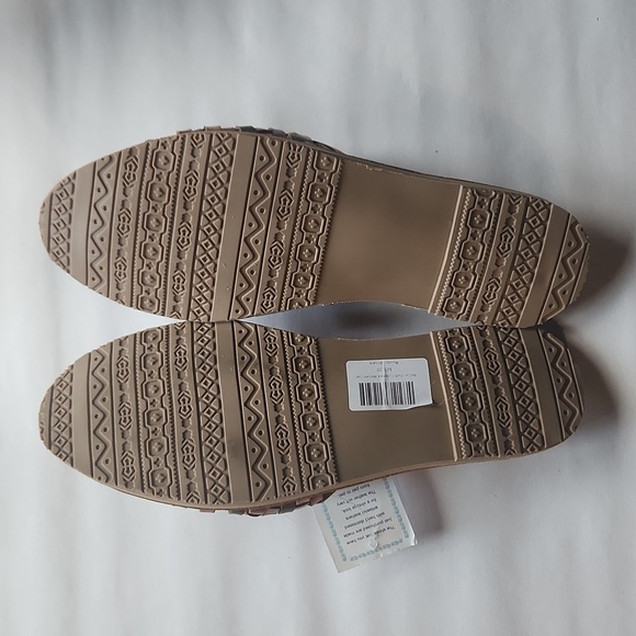 NWT Sbicca Leather Multi Colored Lawrin Sandals Size 7 - Picture 3 of 4